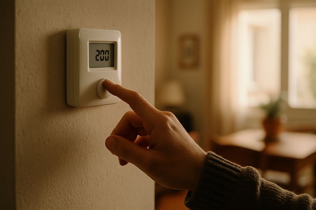 Ajustando el termostato para ahorrar energía