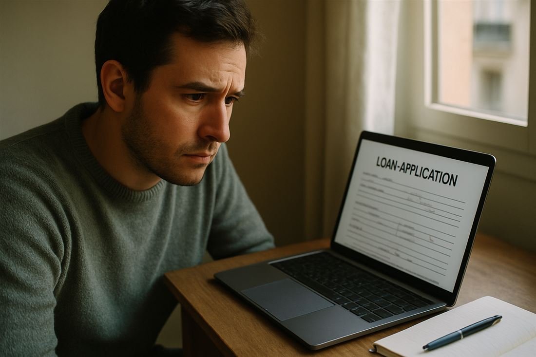 Revisando una solicitud de préstamo online