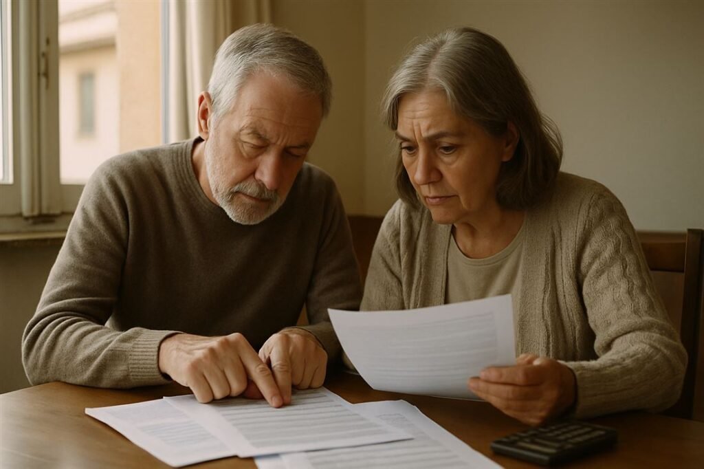 Pareja comparando plan de pensiones y fondo indexado