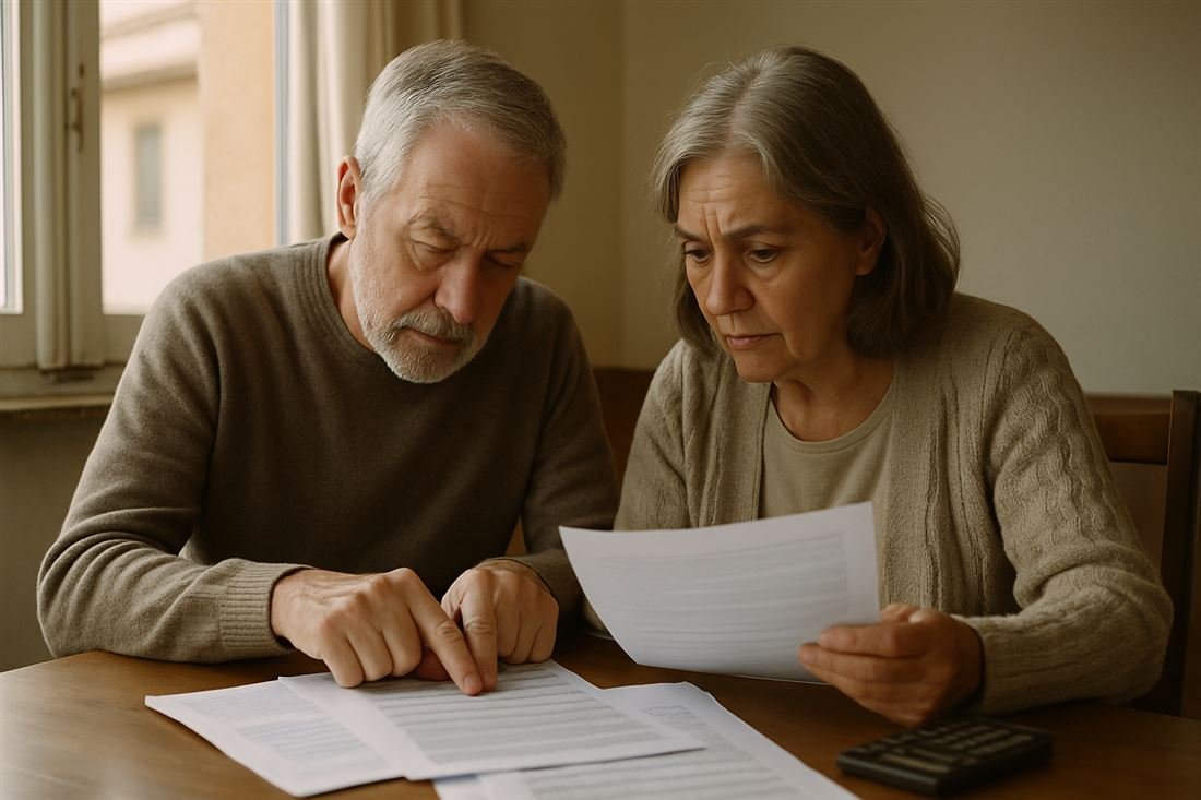 Pareja comparando plan de pensiones y fondo indexado